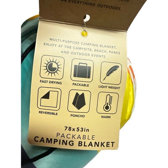 NEW Pack Venture x National Parks Grand Canyon Packable Camping Blanket & Poncho - Picture 3 of 6